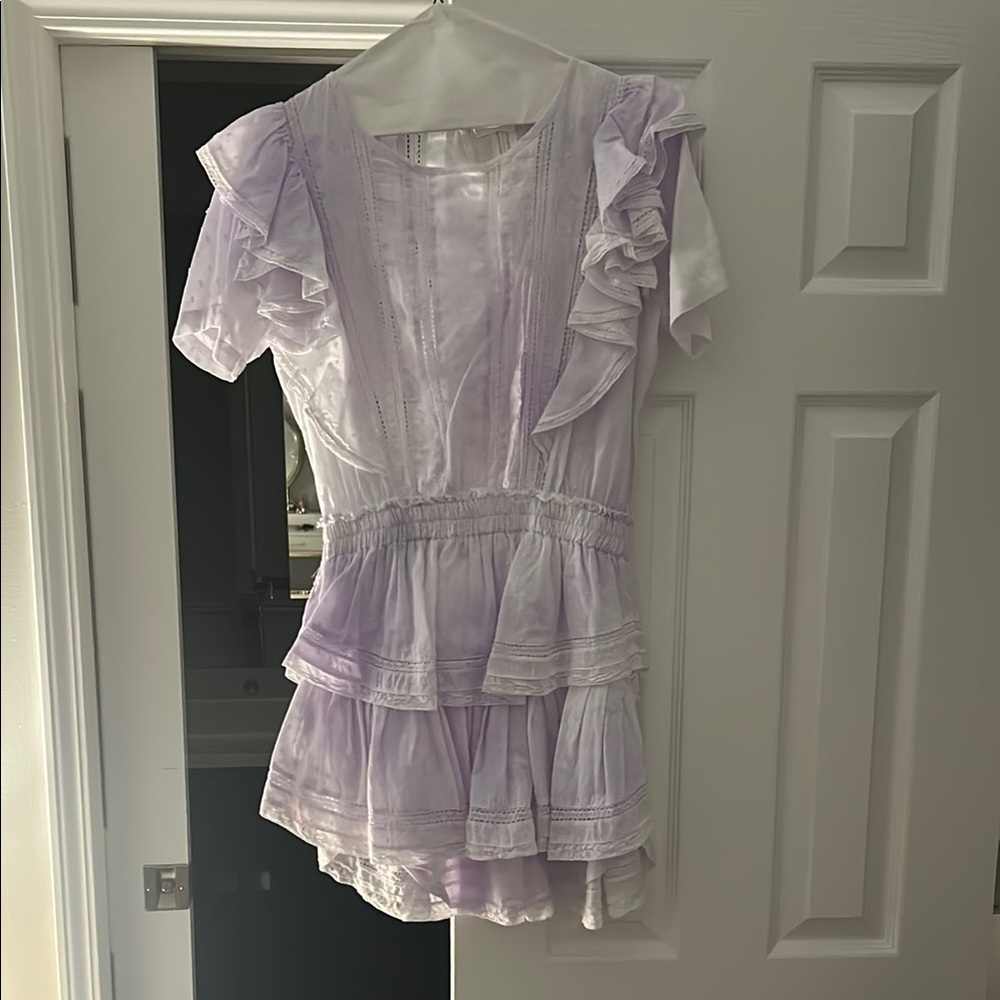 LoveShackFancy Natasha Ruffle Mini dress